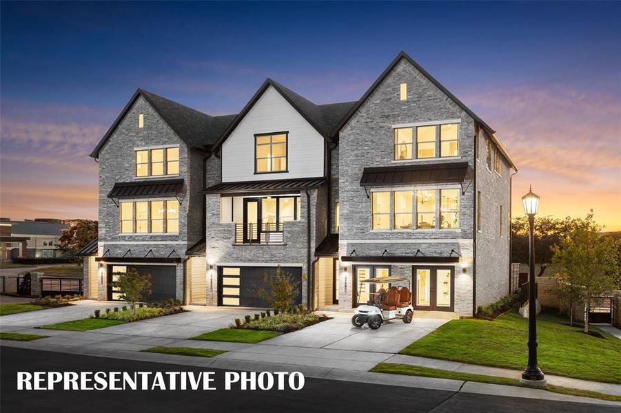 Visit our beautiful new model home to see all of the outstanding homes being built at Linkside Las Colinas!  REPRESENTATIVE PHOTO