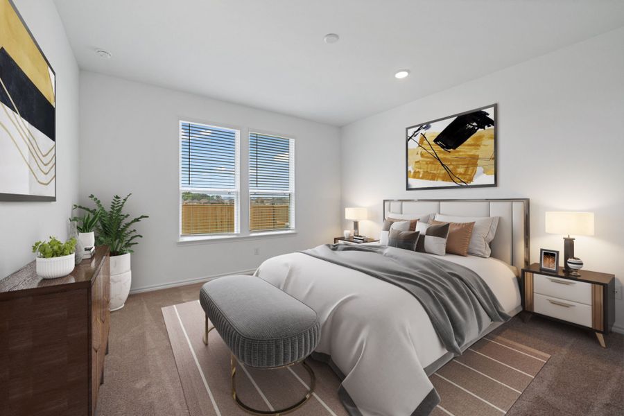 Virtually Staged Owner's Suite