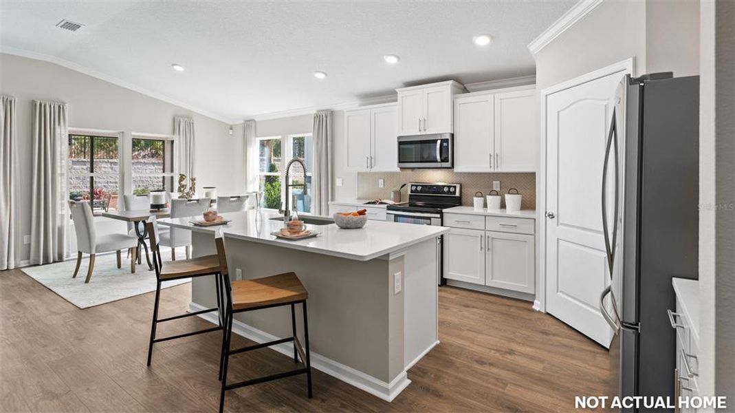 Furnished interior view inside a new home in Sawmill Branch, Palm Coast (Image 28).