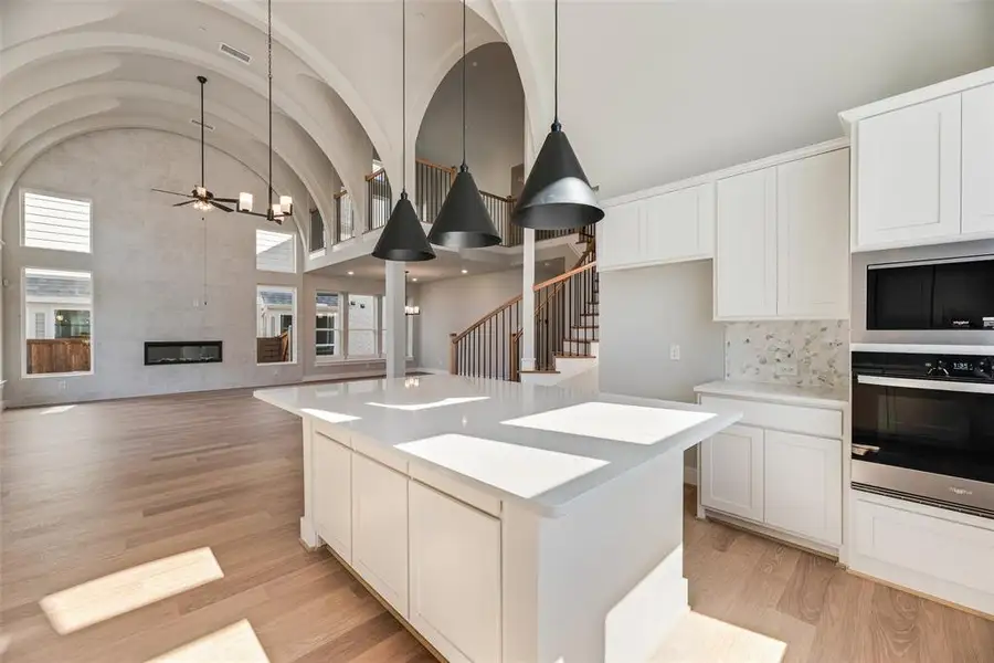 Furnished interior view inside a new home in Providence Cove, McKinney (Image 5). Furnished interior view inside a new home in Providence Cove, McKinney (Image 5).