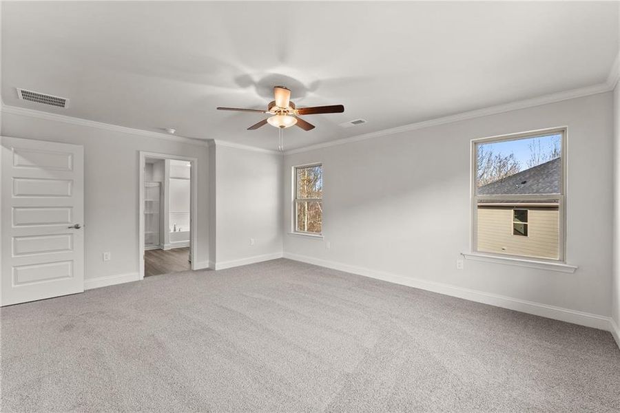 Spacious, unfurnished interior of a new home in Magnolia Villas, Cornelia (Image 20).