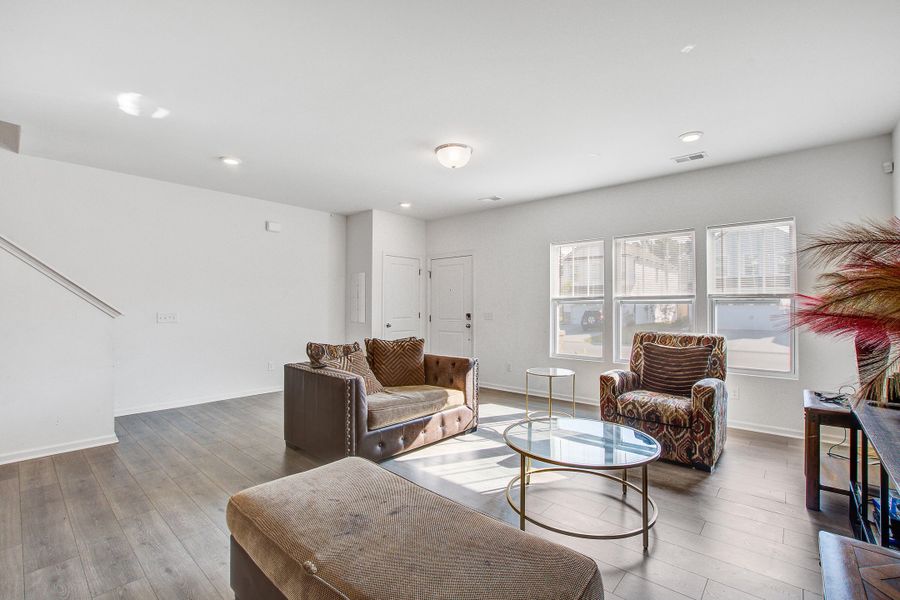 Furnished interior view inside a new home in , Summerville (Image 3). Furnished interior view inside a new home in , Summerville (Image 3).