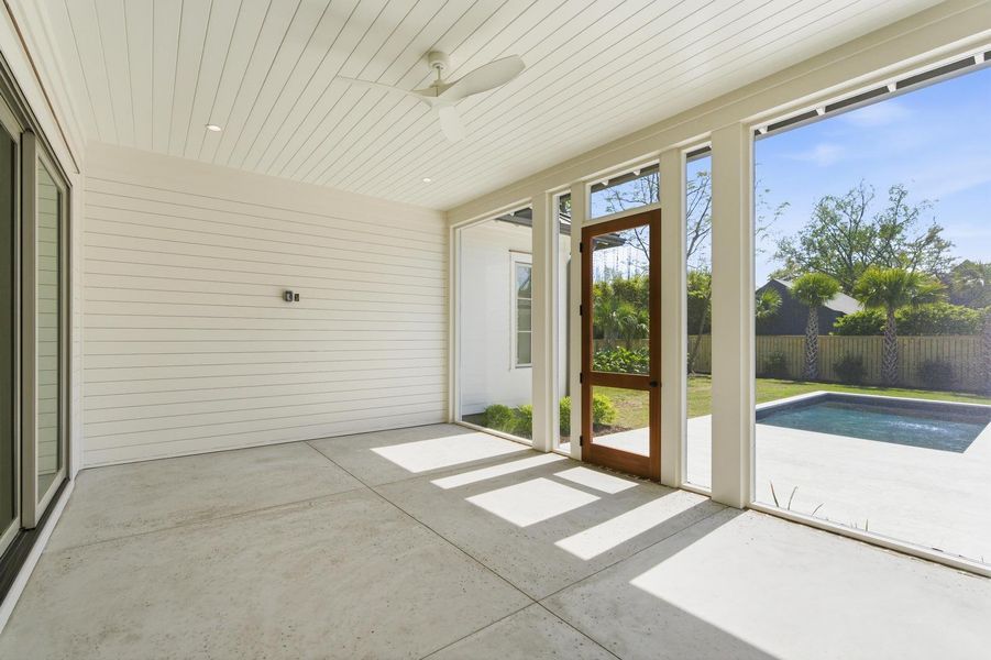 Exterior details and patio area of a home in , Mount Pleasant (Image 33).
