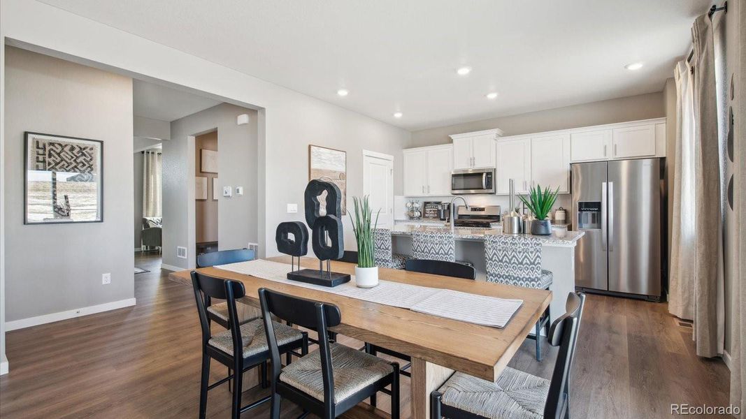 Furnished interior view inside a new home in Spring Valley Ranch, Elizabeth (Image 5).