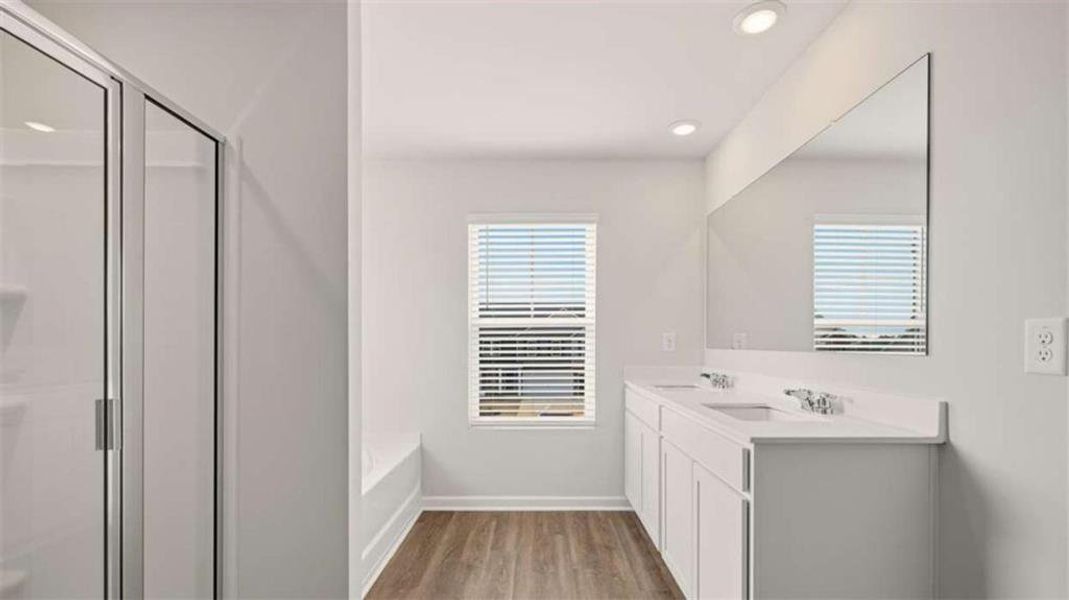 Furnished interior view inside a new home in Bridle Creek, Locust Grove (Image 8).