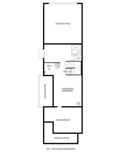 Optional Unfinished Basement