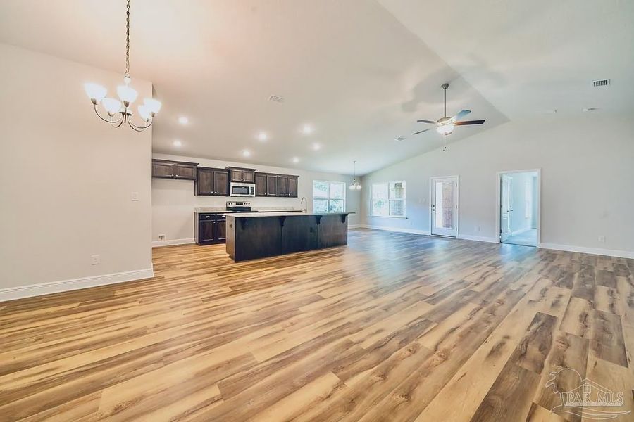 Furnished interior view inside a new home in Emerald Heights, Pensacola (Image 4). Furnished interior view inside a new home in Emerald Heights, Pensacola (Image 4).