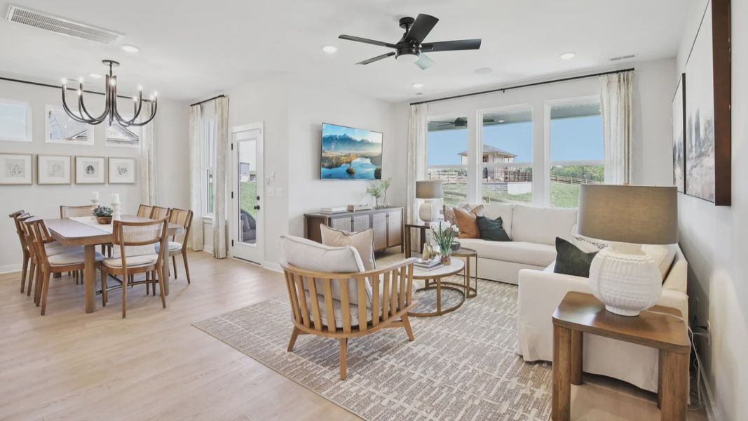 Furnished interior view inside a new home in Cottages of Bearwood, Mount Pleasant (Image 9).