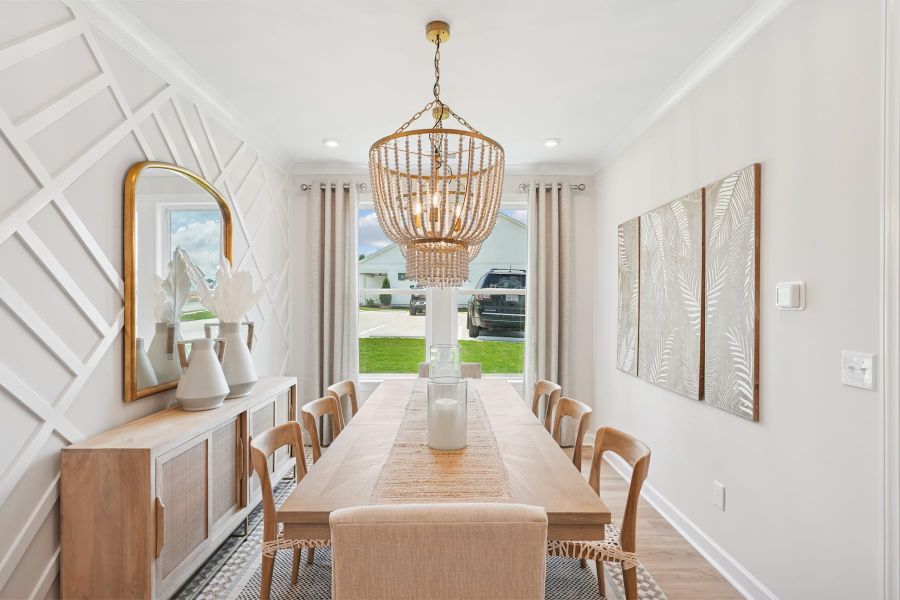 Representative furnished interior of a home built from the Oak Haven by Tri Pointe Homes in Altis At Serenity, Fuquay Varina (Image 14).