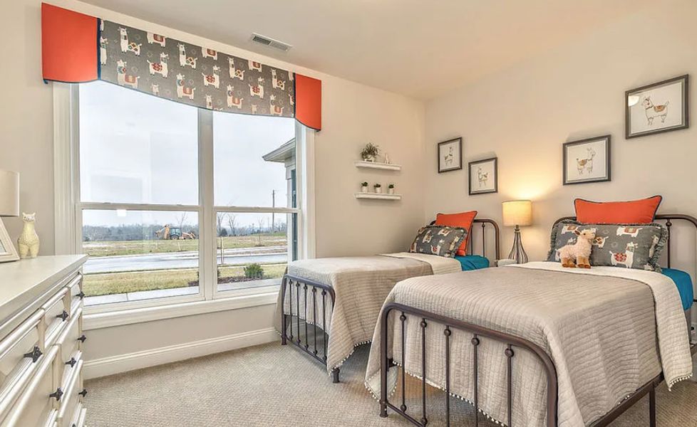 Representative furnished interior of a home built from the Promenade by Perfection Builders in The Courtyards at Oakland Hills, Louisville (Image 9).