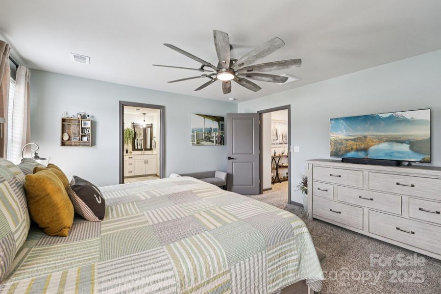 Furnished interior view inside a new home in Monterey Park, York (Image 10). Furnished interior view inside a new home in Monterey Park, York (Image 10).