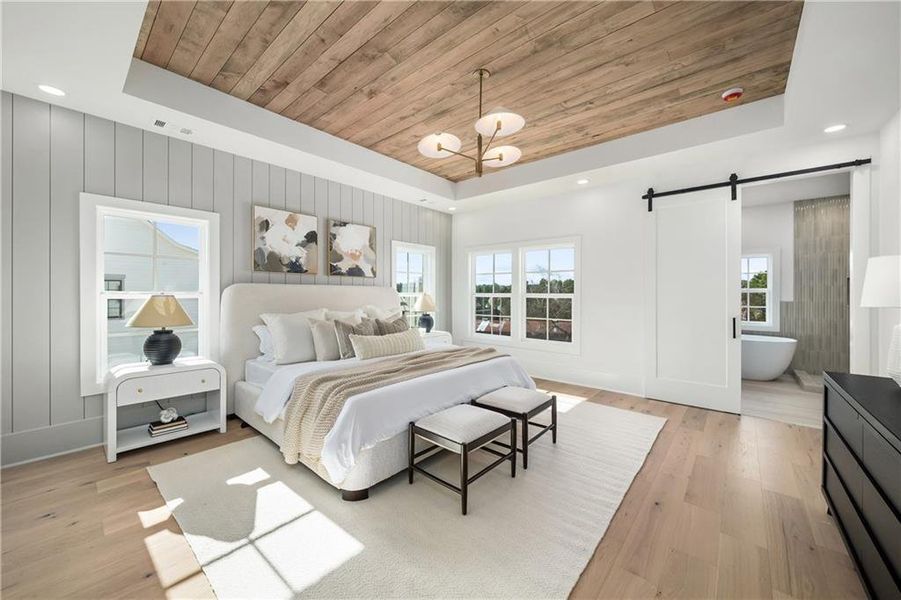 Furnished interior view inside a new home in , Milton (Image 11).