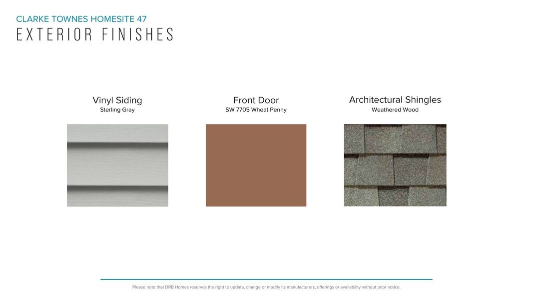 Sample of building materials used in homes in Clarke Townes, Anderson (Image 34).