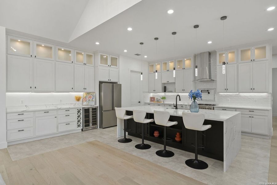 Furnished interior view inside a new home in , Bandera (Image 9).