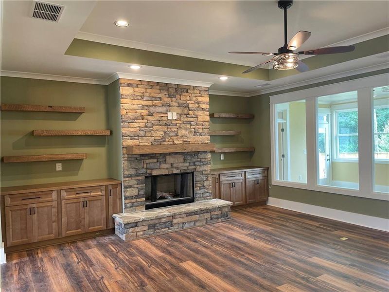 Furnished interior view inside a new home in , Monroe (Image 11).