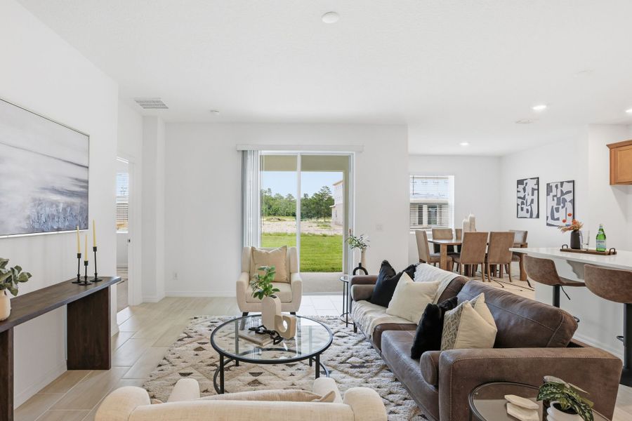 Furnished interior view inside a new home in Trinity Gardens, Deland (Image 3).