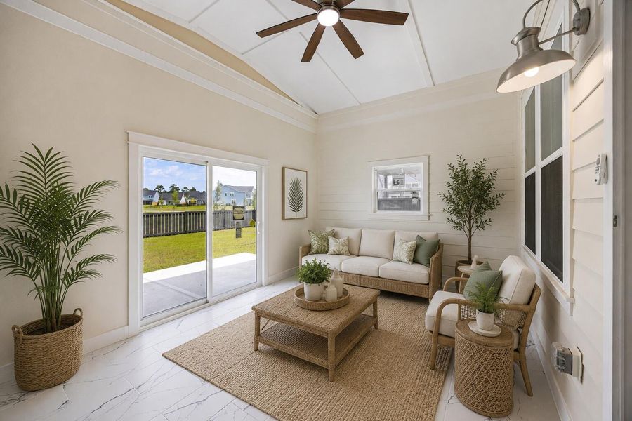 Furnished interior view inside a new home in , Summerville (Image 18).
