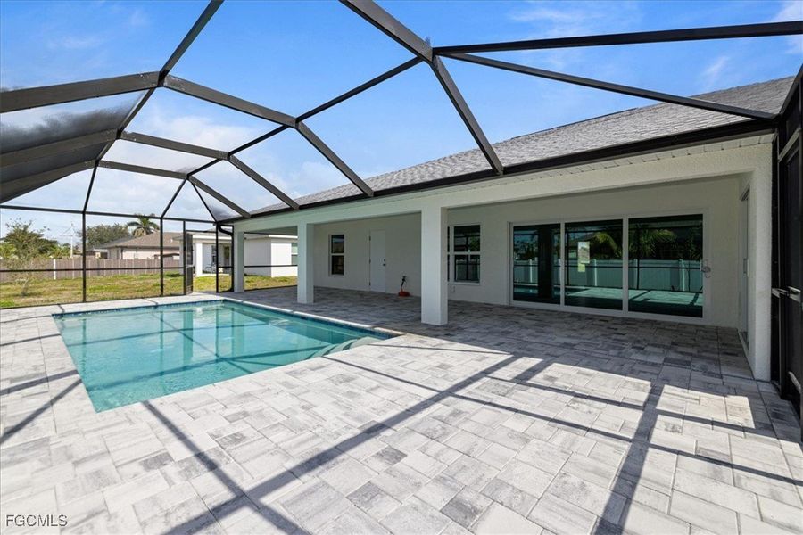 Exterior details and patio area of a home in Cape Coral, Cape Coral (Image 21). Exterior details and patio area of a home in Cape Coral, Cape Coral (Image 21).