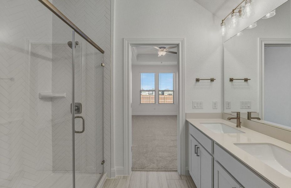 Furnished interior view inside a new home in Saddleback at Santa Rita Ranch, Liberty Hill (Image 15).