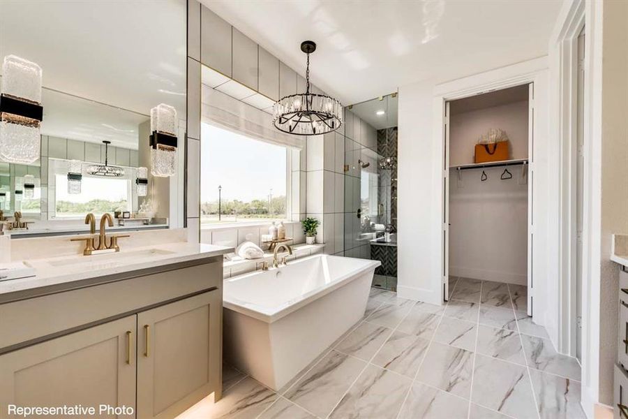 Furnished interior view inside a new home in Walton Ridge, Corinth (Image 15).