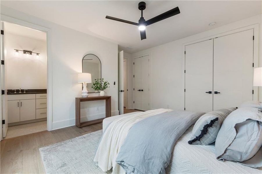 Furnished interior view inside a new home in , Sandy Springs (Image 49).
