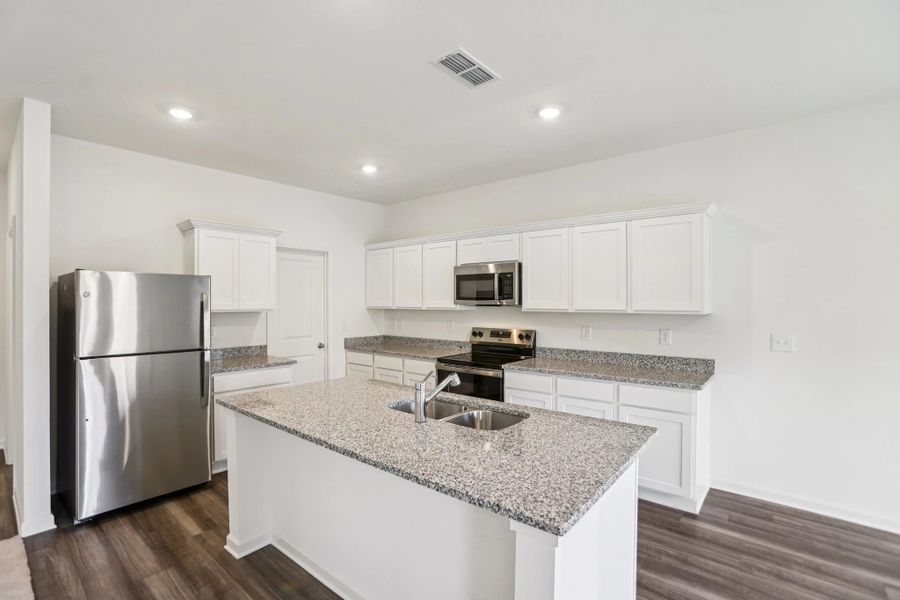 Representative furnished interior of a home built from the Splendor by Starlight Homes in Liberty Ranch, Liberty (Image 12).