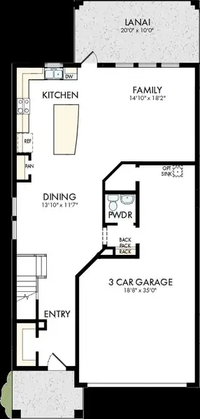 2D floor plan layout of this home in Vistera of Venice – Garden Series, Nokomis, FL (Image 2). 2D floor plan layout of this home in Vistera of Venice – Garden Series, Nokomis, FL (Image 2).