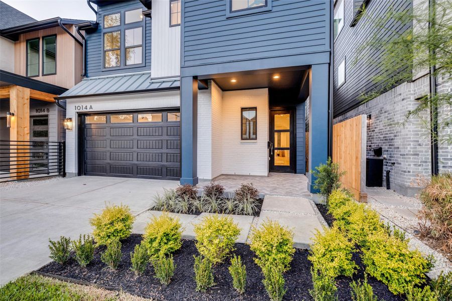 Exterior details and patio area of a home in , Houston (Image 2).