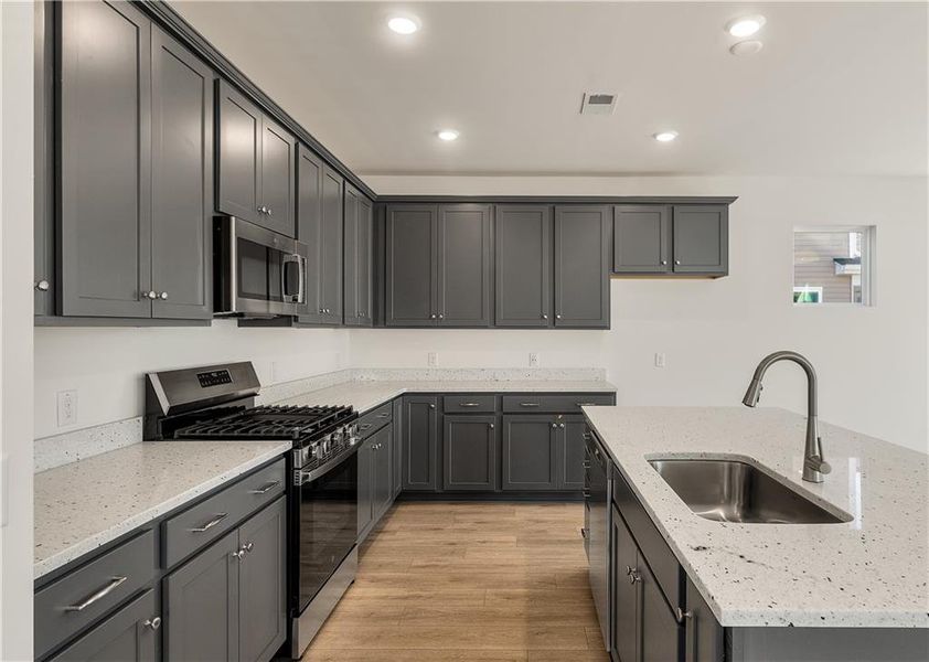 Furnished interior view inside a new home in Villas at Dawsonville, Dawsonville (Image 8).