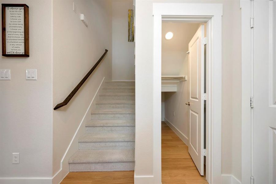 Storage under stairs Storage under stairs