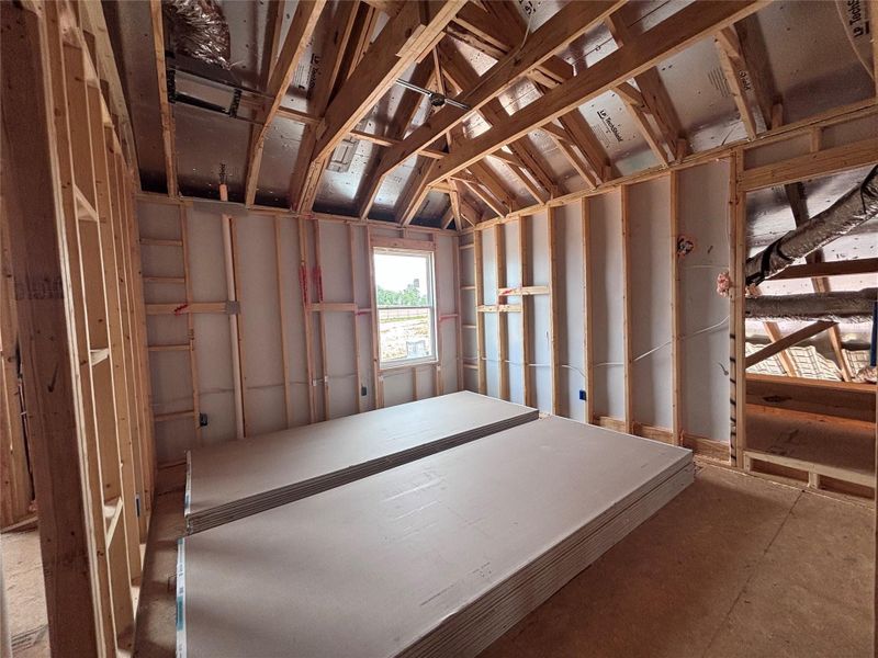 In-progress construction of a new home in The Colony 50s, Bastrop, TX (Image 22). In-progress construction of a new home in The Colony 50s, Bastrop, TX (Image 22).