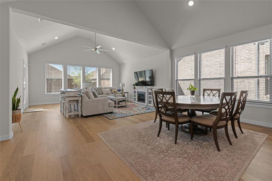 Furnished interior view inside a new home in LakePointe, Lavon (Image 10).