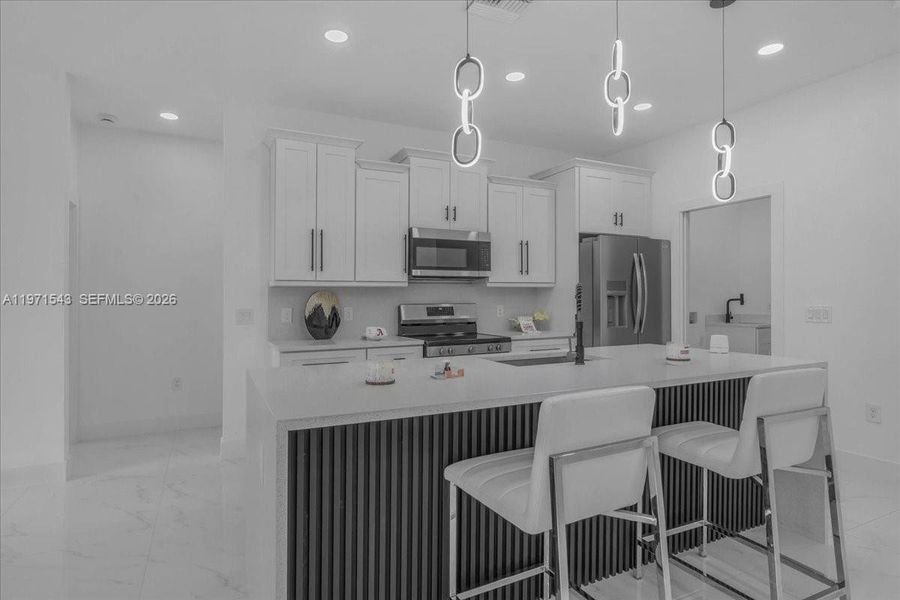 Furnished interior view inside a new home in , Lehigh Acres (Image 15).