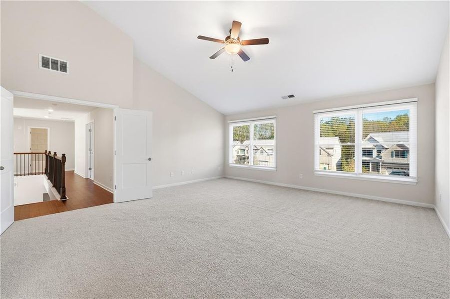 Spacious, unfurnished interior of a new home in , Sugar Hill (Image 26). Spacious, unfurnished interior of a new home in , Sugar Hill (Image 26).