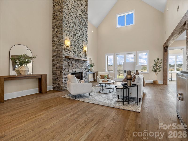 Furnished interior view inside a new home in , Tryon (Image 36).
