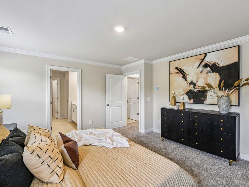 Furnished interior view inside a new home in Seattle Crossing, Shelby (Image 10).