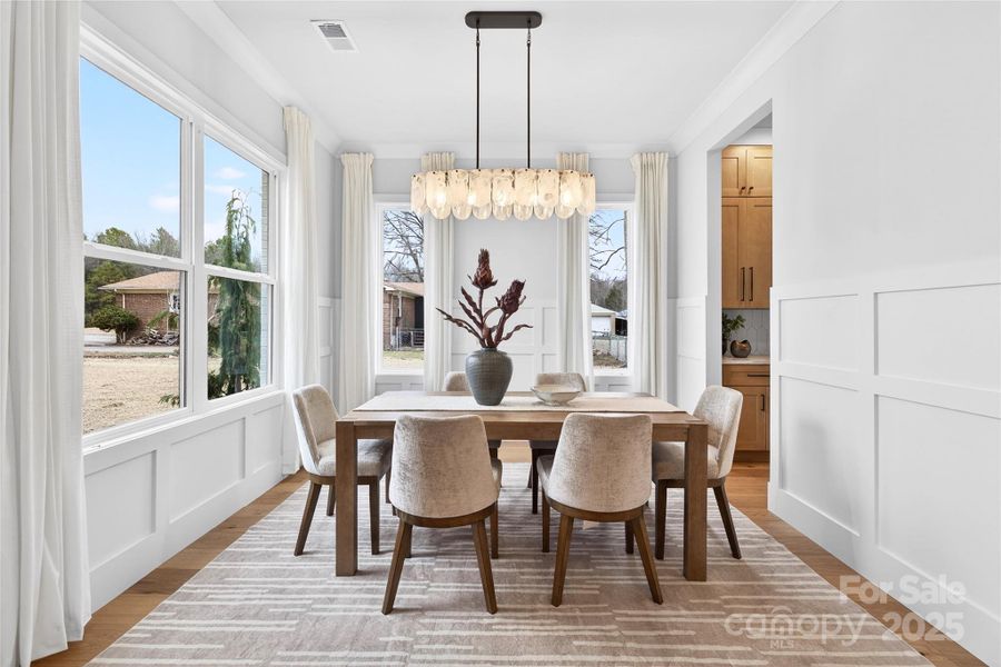 Furnished interior view inside a new home in , Indian Trail (Image 5).