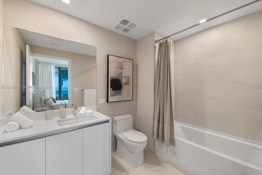 Furnished interior view inside a new home in Casamar, Pompano Beach (Image 57).