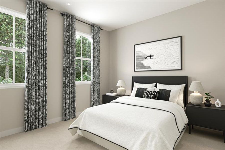 Representative furnished interior of a home built from the Riverbend by Ryan Homes in Seminole Palms Single-Family Homes, Palm Coast (Image 6). Representative furnished interior of a home built from the Riverbend by Ryan Homes in Seminole Palms Single-Family Homes, Palm Coast (Image 6).