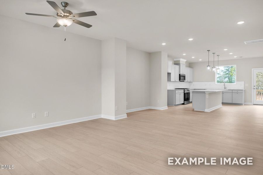 Spacious, unfurnished interior of a new home in Camden Park, Knightdale (Image 23).