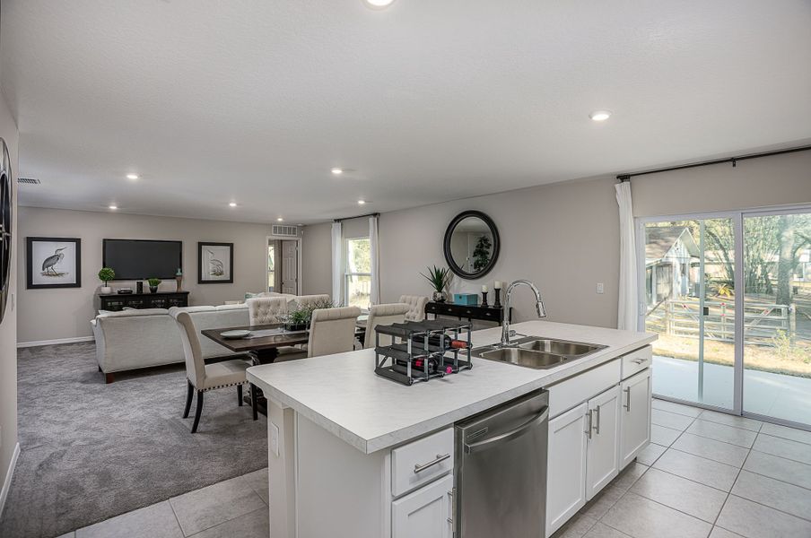 Furnished interior view inside a new home in Royal Highlands, Brooksville (Image 7). Furnished interior view inside a new home in Royal Highlands, Brooksville (Image 7).