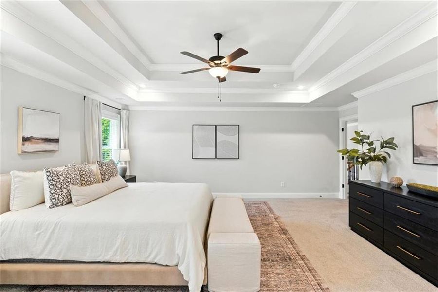 Furnished interior view inside a new home in Ford Landing, Acworth (Image 45).