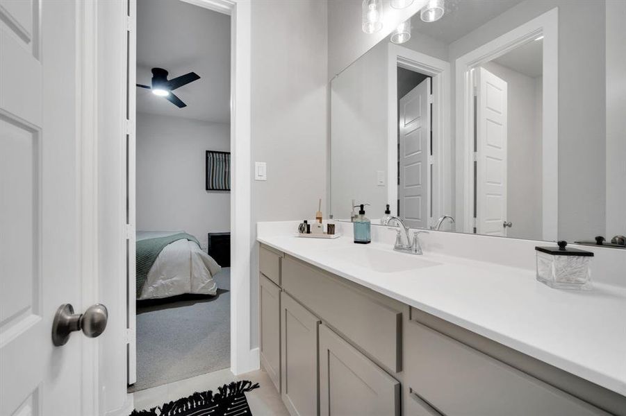 Furnished interior view inside a new home in Sweetgrass, Haslet (Image 31).