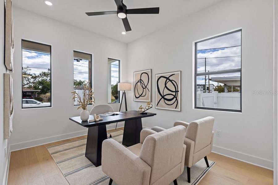 Furnished interior view inside a new home in , Tampa (Image 14). Furnished interior view inside a new home in , Tampa (Image 14).