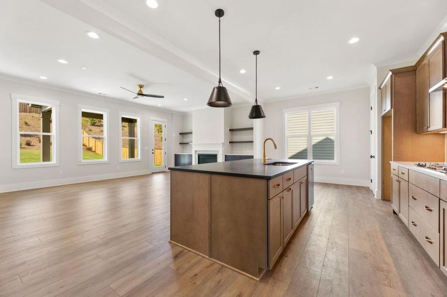 Furnished interior view inside a new home in Hillshire, Cumming (Image 13).