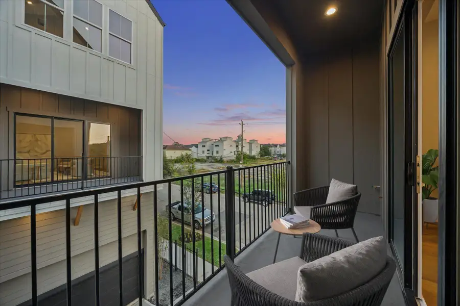 Exterior details and patio area of a home in , Houston (Image 3).