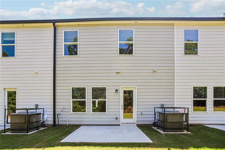 Exterior details and patio area of a home in Artisan Walk, Fairburn (Image 4).