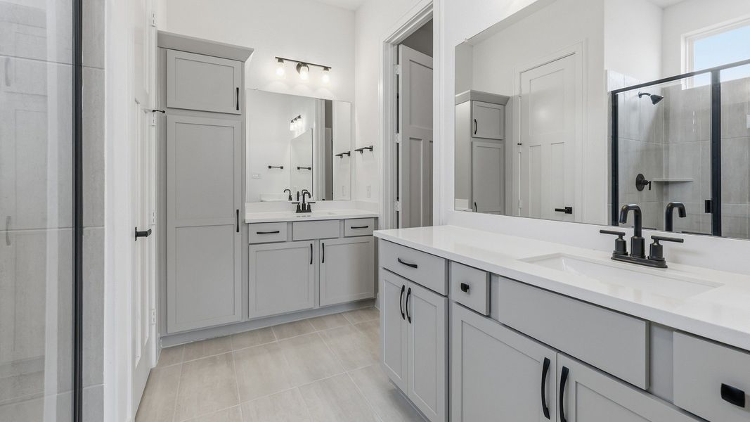 Representative furnished interior of a home built from the Solara by Brightland Homes in Bridgeland Central, Cypress (Image 12).