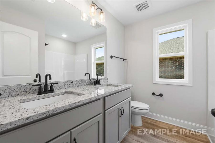 Furnished interior view inside a new home in Mercer Meadows, Royse City (Image 8).