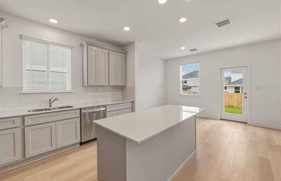 Furnished interior view inside a new home in Sunfield, Buda (Image 10).